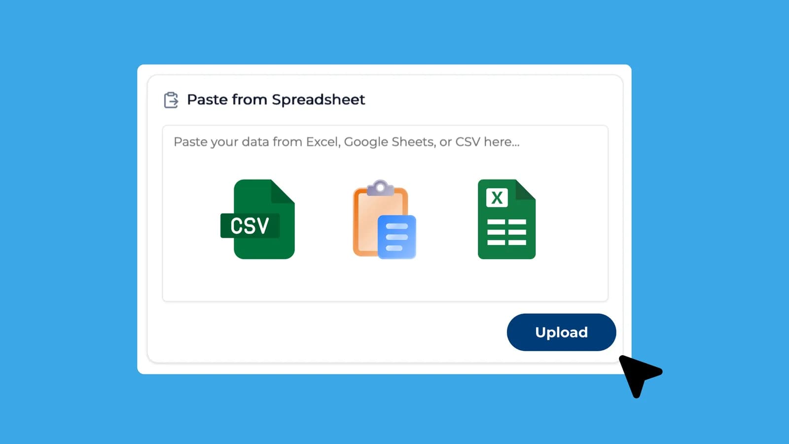 Upload Your Information